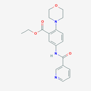 Ethyl 2-morpholin-4-yl-5-(3-pyridylcarbonylamino)benzoate