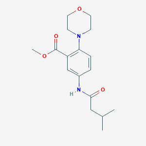 Methyl 5-(3-methylbutanoylamino)-2-morpholin-4-ylbenzoate