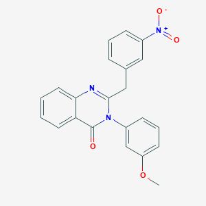 3-(3-methoxyphenyl)-2-(3-nitrobenzyl)-4(3H)-quinazolinone