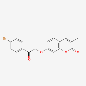 7-[2-(4-bromophenyl)-2-oxoethoxy]-3,4-dimethyl-2H-chromen-2-one