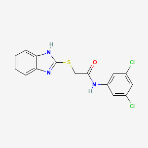 2-(1H-benzimidazol-2-ylsulfanyl)-N-(3,5-dichlorophenyl)acetamide