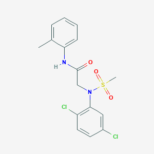 N~2~-(2,5-dichlorophenyl)-N-(2-methylphenyl)-N~2~-(methylsulfonyl)glycinamide