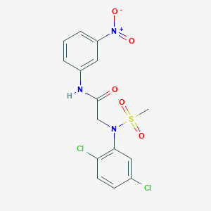 N~2~-(2,5-dichlorophenyl)-N~2~-(methylsulfonyl)-N-(3-nitrophenyl)glycinamide