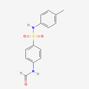 N-[4-[(4-methylphenyl)sulfamoyl]phenyl]formamide