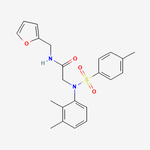 N~2~-(2,3-dimethylphenyl)-N-(furan-2-ylmethyl)-N~2~-[(4-methylphenyl)sulfonyl]glycinamide