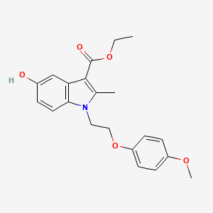 ethyl 5-hydroxy-1-[2-(4-methoxyphenoxy)ethyl]-2-methyl-1H-indole-3-carboxylate