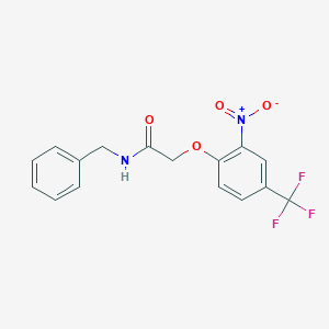 N-benzyl-2-[2-nitro-4-(trifluoromethyl)phenoxy]acetamide