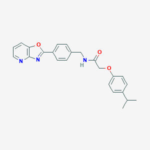 2-(4-isopropylphenoxy)-N-(4-[1,3]oxazolo[4,5-b]pyridin-2-ylbenzyl)acetamide