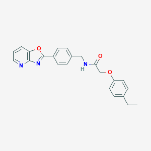 2-(4-ethylphenoxy)-N-(4-[1,3]oxazolo[4,5-b]pyridin-2-ylbenzyl)acetamide