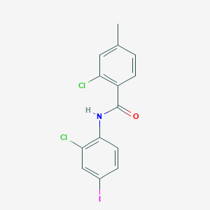 2-chloro-N-(2-chloro-4-iodophenyl)-4-methylbenzamide