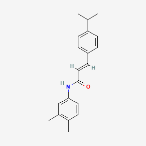 (2E)-N-(3,4-dimethylphenyl)-3-[4-(propan-2-yl)phenyl]prop-2-enamide