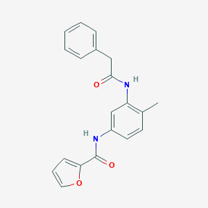 N-{4-methyl-3-[(phenylacetyl)amino]phenyl}furan-2-carboxamide