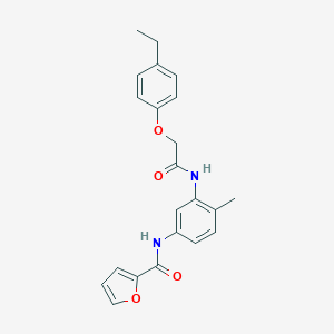 N-(3-{[(4-ethylphenoxy)acetyl]amino}-4-methylphenyl)furan-2-carboxamide