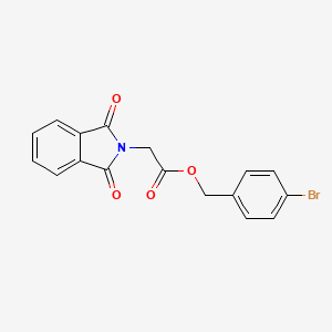 (4-Bromophenyl)methyl 2-(1,3-dioxoisoindol-2-yl)acetate