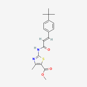 methyl 2-{[3-(4-tert-butylphenyl)acryloyl]amino}-4-methyl-1,3-thiazole-5-carboxylate