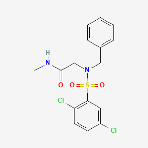 2-[benzyl-(2,5-dichlorophenyl)sulfonylamino]-N-methylacetamide