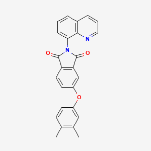 5-(3,4-DIMETHYLPHENOXY)-2-(8-QUINOLYL)-1H-ISOINDOLE-1,3(2H)-DIONE