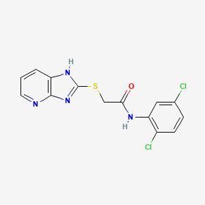 N-(2,5-DICHLOROPHENYL)-2-{3H-IMIDAZO[4,5-B]PYRIDIN-2-YLSULFANYL}ACETAMIDE