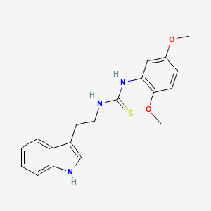 1-(2,5-dimethoxyphenyl)-3-[2-(1H-indol-3-yl)ethyl]thiourea