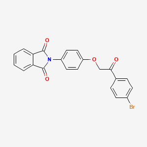 2-{4-[2-(4-BROMOPHENYL)-2-OXOETHOXY]PHENYL}ISOINDOLE-1,3-DIONE