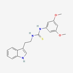 1-(3,5-dimethoxyphenyl)-3-[2-(1H-indol-3-yl)ethyl]thiourea