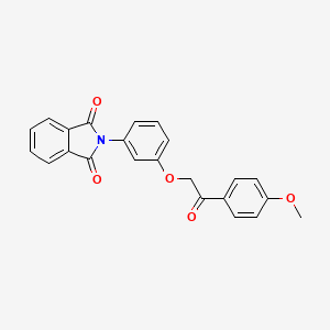 2-{3-[2-(4-methoxyphenyl)-2-oxoethoxy]phenyl}-1H-isoindole-1,3(2H)-dione