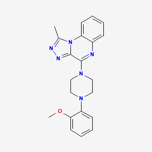 4-[4-(2-methoxyphenyl)-1-piperazinyl]-1-methyl[1,2,4]triazolo[4,3-a]quinoxaline