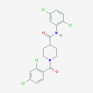 1-(2,4-dichlorobenzoyl)-N-(2,5-dichlorophenyl)piperidine-4-carboxamide