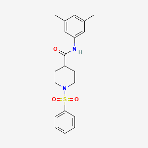 N-(3,5-dimethylphenyl)-1-(phenylsulfonyl)-4-piperidinecarboxamide