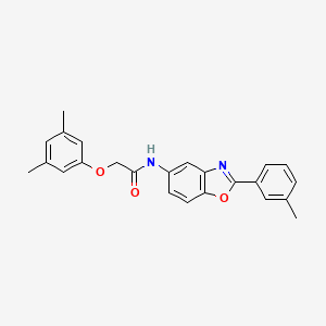 2-(3,5-dimethylphenoxy)-N-[2-(3-methylphenyl)-1,3-benzoxazol-5-yl]acetamide