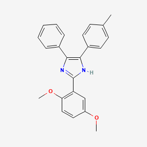 2-(2,5-dimethoxyphenyl)-5-(4-methylphenyl)-4-phenyl-1H-imidazole