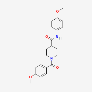 1-(4-methoxybenzoyl)-N-(4-methoxyphenyl)piperidine-4-carboxamide