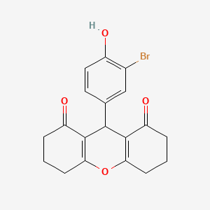 9-(3-bromo-4-hydroxyphenyl)-3,4,5,6,7,9-hexahydro-1H-xanthene-1,8(2H)-dione