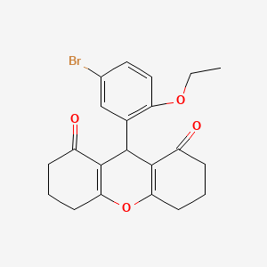 9-(5-bromo-2-ethoxyphenyl)-3,4,5,6,7,9-hexahydro-1H-xanthene-1,8(2H)-dione