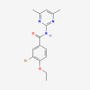 3-bromo-N-(4,6-dimethylpyrimidin-2-yl)-4-ethoxybenzamide