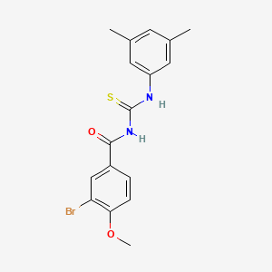 3-bromo-N-[(3,5-dimethylphenyl)carbamothioyl]-4-methoxybenzamide