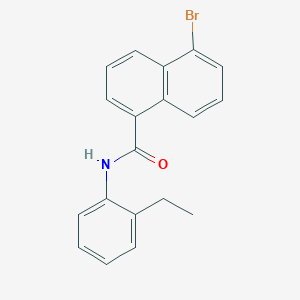 5-bromo-N-(2-ethylphenyl)naphthalene-1-carboxamide