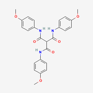 1-N,1-N,1-N-tris(4-methoxyphenyl)methanetricarboxamide