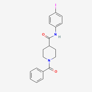 N-(4-iodophenyl)-1-(phenylcarbonyl)piperidine-4-carboxamide