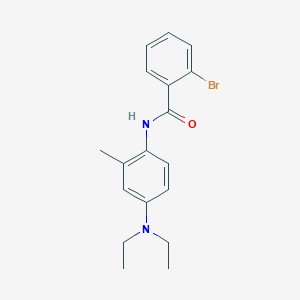 2-bromo-N-[4-(diethylamino)-2-methylphenyl]benzamide