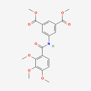 Dimethyl 5-[(2,3,4-trimethoxybenzoyl)amino]benzene-1,3-dicarboxylate