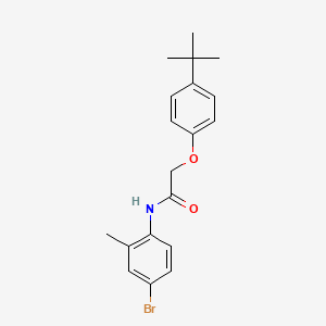 N-(4-bromo-2-methylphenyl)-2-(4-tert-butylphenoxy)acetamide