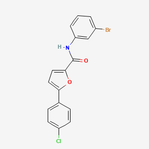 N-(3-bromophenyl)-5-(4-chlorophenyl)furan-2-carboxamide