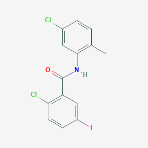 2-chloro-N-(5-chloro-2-methylphenyl)-5-iodobenzamide