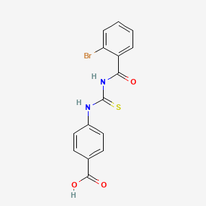 4-({[(2-bromobenzoyl)amino]carbonothioyl}amino)benzoic acid