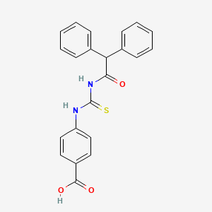 4-[(2,2-Diphenylacetyl)carbamothioylamino]benzoic acid