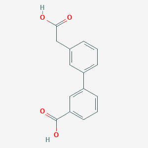 B037035 3-[3-(Carboxymethyl)phenyl]benzoic acid CAS No. 1365272-23-6