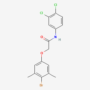 2-(4-bromo-3,5-dimethylphenoxy)-N-(3,4-dichlorophenyl)acetamide