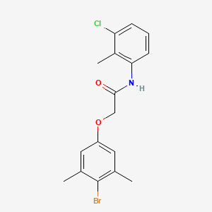 2-(4-bromo-3,5-dimethylphenoxy)-N-(3-chloro-2-methylphenyl)acetamide