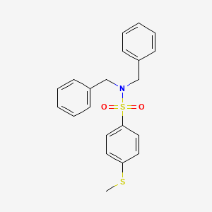 N,N-dibenzyl-4-(methylthio)benzenesulfonamide